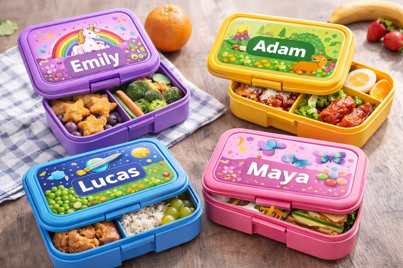 Personalizowane lunch boxy z nadrukiem